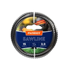 Леска Sawline D 3,0 мм L 15 м (квадрат, пилообразный профиль, черная) Леска Sawline D 3,0 мм L 15 м (квадрат, пилообразный профиль, черная)