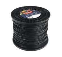 Леска Sawline D 3,0 мм L 400 м (квадрат, пилообразный профиль, черная)