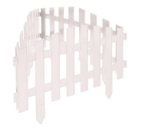 Забор декоративный "Марокко", 28 х 300 см, белый, Palisad Забор декоративный "Марокко", 28 х 300 см, белый, Palisad