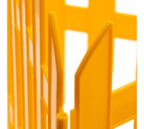 Забор декоративный "Романтика", 28 х 300 см, желтый, Palisad Забор декоративный "Романтика", 28 х 300 см, желтый, Palisad