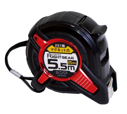 Рулетка Shinwa Right Gear 5,5м с магнитом Рулетка Shinwa Right Gear 5,5м с магнитом