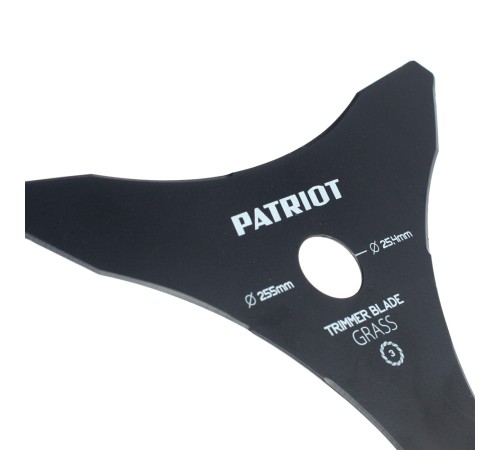 Нож PATRIOT TBM 3 для триммера (255х25.4 мм, 3 зубца) Нож PATRIOT TBM 3 для триммера (255х25.4 мм, 3 зубца)