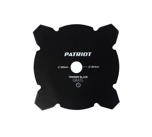 Нож PATRIOT TBM 4 для триммера (255х25.4 мм, 4 зубца) Нож PATRIOT TBM 4 для триммера (255х25.4 мм, 4 зубца)