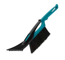 Щетка-сметка для снега со скребком 400 мм, бирюзовая Sparta