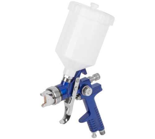 Краскопульт пневматический HVLP, пластиковый верхний бачок 600 мл, 1.4 мм FIT IT
