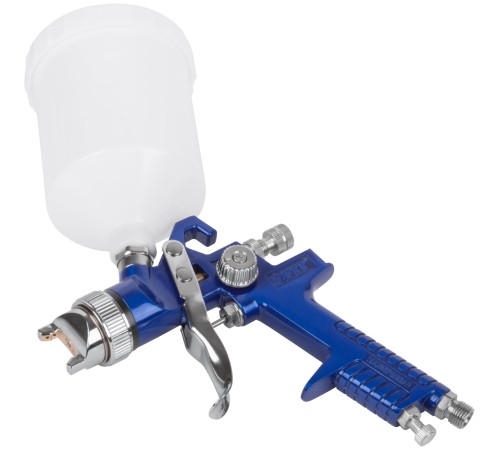 Краскопульт пневматический HVLP, пластиковый верхний бачок 600 мл, 1.4 мм FIT IT
