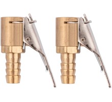 Адаптеры на шланг, ниппельный наконечник 8 мм, латунь, 2 шт. FIT IT