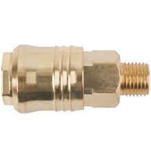 Адаптер быстросъемный с запорным клапаном с внешней резьбой 1/4" FIT IT
