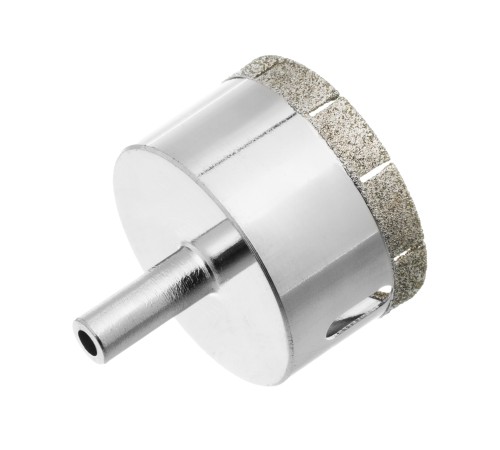 Сверло по стеклу и керамической плитке, 50 х 55 мм, цилиндрический хвостовик Сибртех