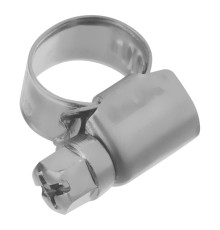 Хомуты нержавеющая сталь, Стандартное болтовое крепление 8-12 мм, 100 штук в упаковке, ширина 9 мм Сибртех