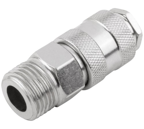 Адаптер быстросъемный с запорным клапаном с внешней резьбой 1/2" FIT IT Адаптер быстросъемный с запорным клапаном с внешней резьбой 1/2" FIT IT