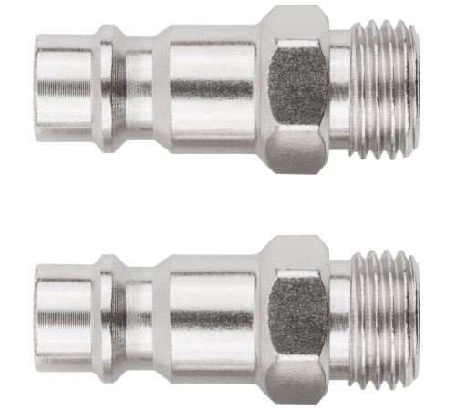 Адаптеры универсальные с внешней резьбой 1/4", 2 шт. FIT IT Адаптеры универсальные с внешней резьбой 1/4", 2 шт. FIT IT