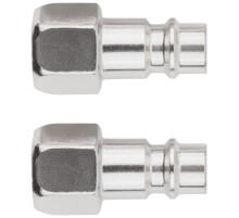 Адаптеры универсальные с внутренней резьбой 1/4", 2 шт. FIT IT Адаптеры универсальные с внутренней резьбой 1/4", 2 шт. FIT IT