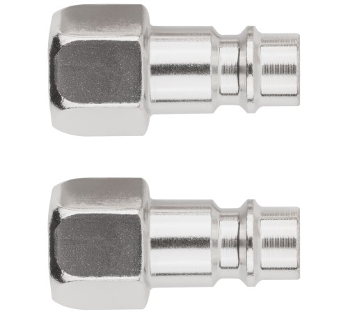 Адаптеры универсальные с внутренней резьбой 1/4", 2 шт. FIT IT Адаптеры универсальные с внутренней резьбой 1/4", 2 шт. FIT IT