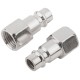 Адаптеры универсальные с внутренней резьбой 1/4", 2 шт. FIT IT