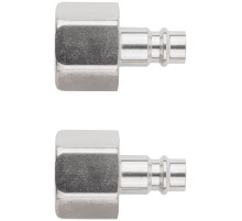 Адаптеры универсальные с внутренней резьбой 1/2", 2 шт. FIT IT