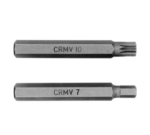 Набор бит HEX, Torx , SPLine, хвостовик-шестигранник 1/2, CrV, 42 шт. Stels