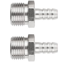 Адаптеры-соединители "елочка" 10 мм - внешняя резьба 1/2", 2 шт. FIT IT