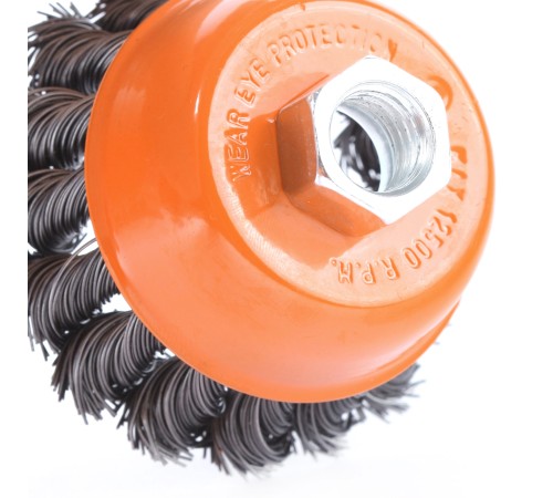 Щетка чашеобразная витая (125 мм, М14)