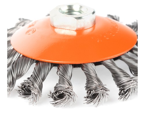 Щетка тарельчатая витая (115 мм, М14)
