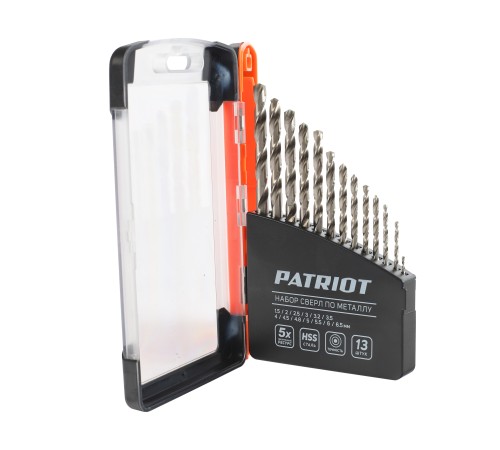 Набор сверл по металл (1.5-6.5 мм, 13 шт.)