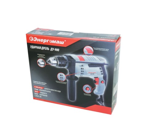 Дрель ударная Энергомаш ДУ-900