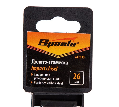 Долото-стамеска 26 мм, деревянная рукоятка// Sparta