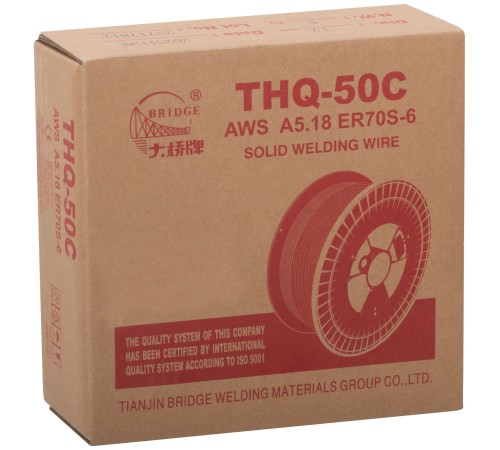 Проволока сварочная омедненная THQ-50C "Bridge"  1,2 мм (катушка 15 кг) ВRIDGE Проволока сварочная омедненная THQ-50C "Bridge"  1,2 мм (катушка 15 кг) ВRIDGE