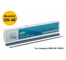 Электроды J421 "Bridge" (аналог ОК46) для низкоуглеродистых сталей 2,5 мм х 300 мм (коробка 1 кг) ВRIDGE