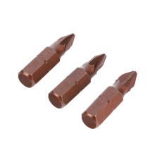 Бита PZ1, сталь S2, длина 25 мм, 3 шт.