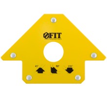 Угольник для сварки магнитный, тип "стрелка", усилие до 23 кг FIT IT