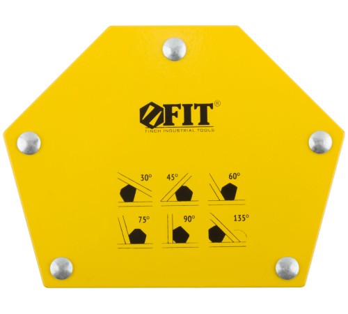 Угольник для сварки магнитный, тип "шестигранник", усилие до 23 кг FIT IT
