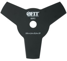 Нож для триммера, 3 лопасти, 2-х сторонние лезвия  255х25,4х3Т FIT IT