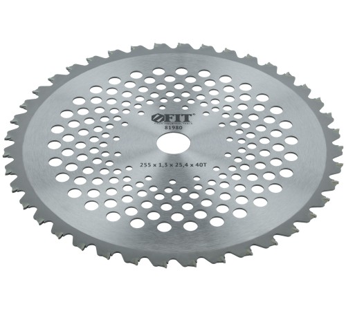 Диск для триммера, карбидные режущие зубья  255х25,4х40Т FIT IT