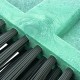 Метла полипропиленовая, 345 х 200 мм, веерная распушенная, без черенка, Сибртех
