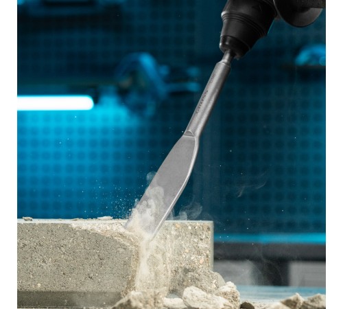 Зубило плоское, изогнутое 40 x 260мм, CrMo, SDS PLUS Gross