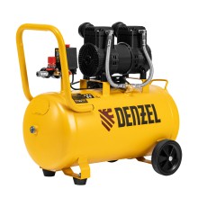 Компрессор безмасл. малошумный DLP-1500/50, 1,5 кВт,50 л, 2850 об/мин, 250 л/мин Denzel