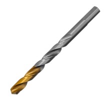 Сверло спиральное по металлу 9 x 125 мм, Р6М5, Golden Tip  Denzel