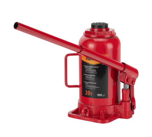 Домкрат гидравлический бутылочный, 20 т, h подъема 250-470 мм Sparta Домкрат гидравлический бутылочный, 20 т, h подъема 250-470 мм Sparta