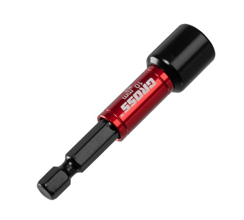 Бита с торцевой головкой, магнит. Nut-Driver, 10 мм, S2 Gross