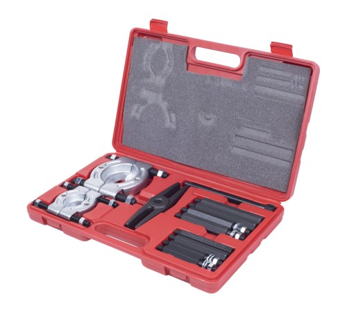 Съемник подшипников, 30-75 мм, сегментного типа, кейс, 12 предметов МАСТАК 104-10375C