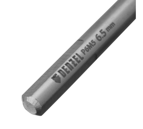 Сверло спиральное по металлу 6,5 x 100 мм, Р6М5, Golden Tip  Denzel