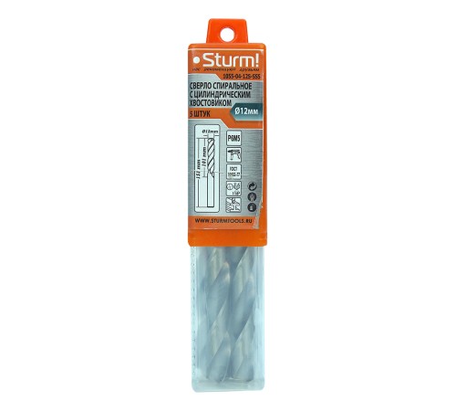 Сверло по металлу Sturm! 1055-04-12S-SS5