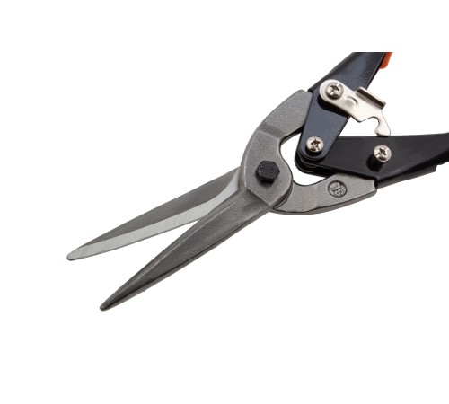 Ножницы по металлу, удлиненные, 290 мм, пряморежущие, обрезиненные рукоятки Sparta