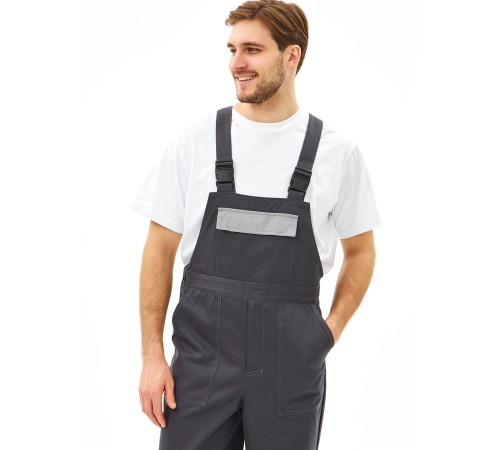 Костюм Липецк-2 СОП CH (тк.Смесовая,280) п/к, т.серый/св.серый