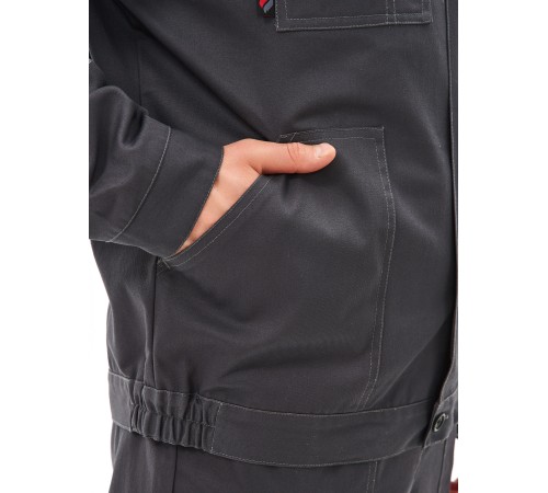 Костюм Липецк-2 СОП CH (тк.Смесовая,280) п/к, т.серый/св.серый