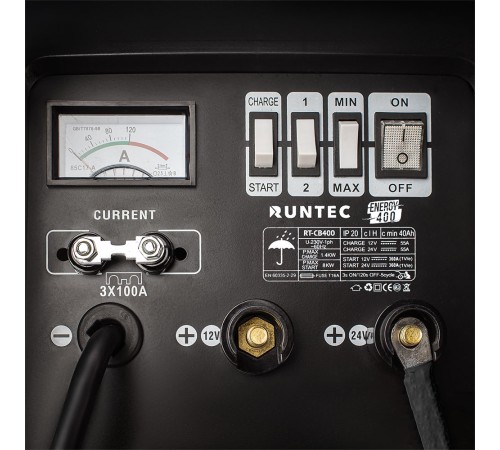 RUNTEC RT-CB400 Пуско-зарядное устройство ENERGY 400 RUNTEC RT-CB400 Пуско-зарядное устройство ENERGY 400