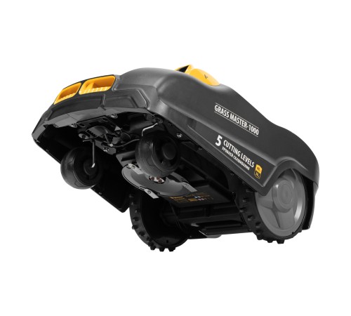 Робот-газонокосилка Grass Master 1000  1000м², 3Ач, 28V, LCD дисплей, Wi-Fi Denzel