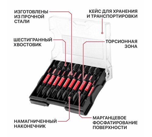 Бита ударная магнитная P.I.T. ASDR01-50PZ2A