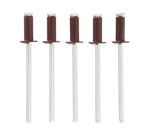 Заклепки 3.2 х 8 мм RAL 3005, красное вино, 50 шт Matrix